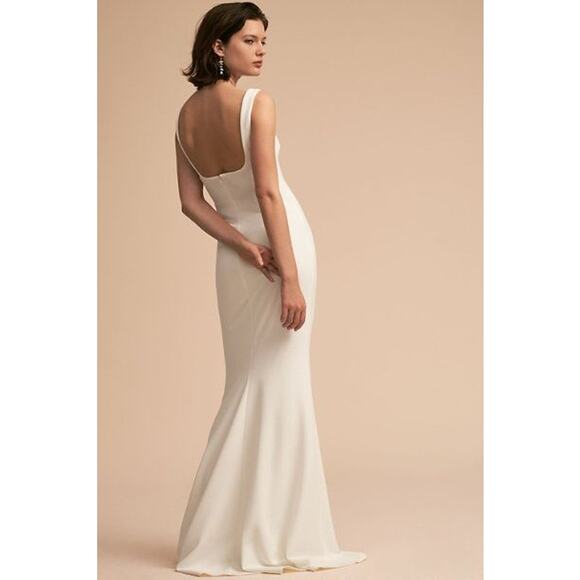 NWT Anthropologie BHLDN Katie May Lucy Maxi Dress $280 SIZE 8 Off-White - Picture 3 of 6
